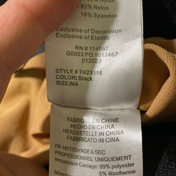 Revolution 10th House Dance Costume 2 piece black sequin BIONIC TH23116 MA adult - Picture 11 of 14